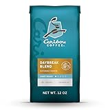 Caribou Coffee, Daybreak Morning Blend, Ground, 12 oz. (2 Pack), Breakfast Blend of Light Roast Coffee Beans from the Americas & East Africa, Bright Body with A Smooth Finish; Sustainable Sourcing