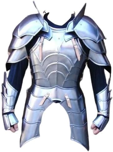 Knight Combat Wearable Armor Costume Cosplay SCA LARP 18GA Steel Half Body Costume Plate Armor Suit