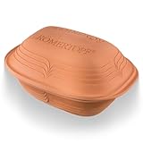 Romertopf Clay Roaster | Modern Look | Non-Stick Dutch Oven | Healthy Clay Pot Cooking | Clay Baker | Versatile Cooking Vessel - 5.2 Quarts (5 Liters) for up to 6 people