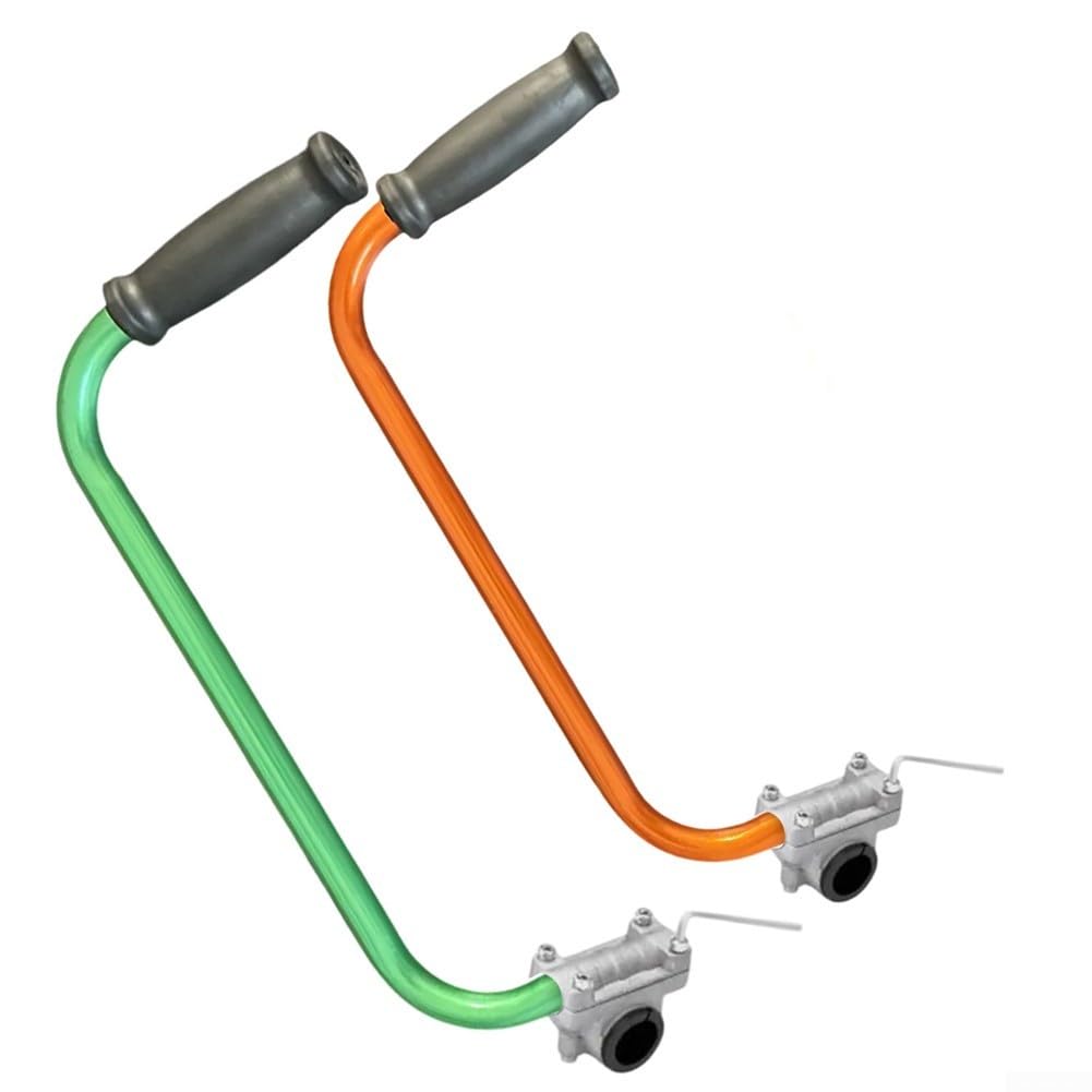 RemixAst Manico ausiliario regolabile per tosaerba, prolunga ergonomica, accessori per tosaerba, adatto per la cura del prato, paesaggistica, cortile, bordatura (verde)