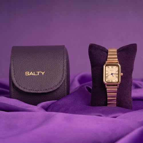 SALTY gold rose gold-tone watch – image 7