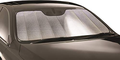 Intro-Tech TT-08-R Ultimate Reflector Custom Fit Folding Windshield Sunshade for Select Toyota Highlander Models, w/o Sensor, Silver - Thumbnail 4