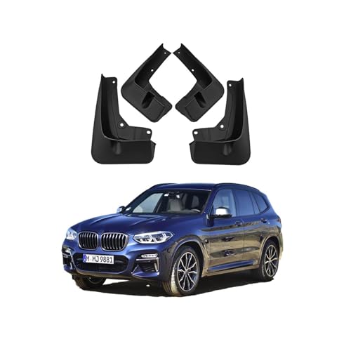 Splash Guard pour BMW X3 : Kit 4 Bavettes de Protection Anti-Éclaboussures Efficace