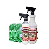 Stone Pro Marble and Granite Cleaning Kit – Premium Cleaning & Polishing Solution with Crystal Clean, Finishing Touch, & Cleanning Towels
