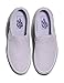 Vans Women's Asher Slip-On Shoe | Comfortable Sneakers for Walking, Fashion & Everyday Wear, Mono Embroidery Lilac Mist, 7