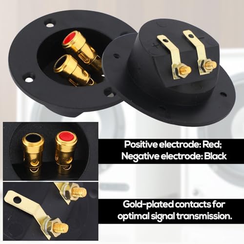 2 piezas terminales para caja de altavoz miniatura 4