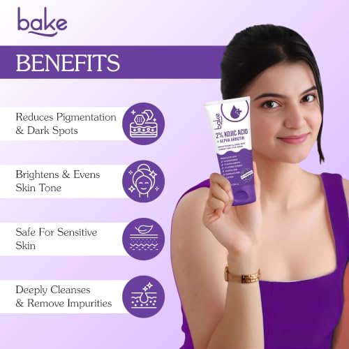 BAKE 2% Kojic Acid Face Wash 100ml - Image 5