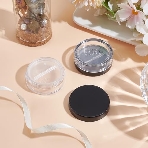 NICENEEDED 9 Stück 10g Behälter Für Losen Puder Wiederverwendbares Leeres Puderetui Aus Kunststoff Zum Selbermachen von Foundation Make Up Tool