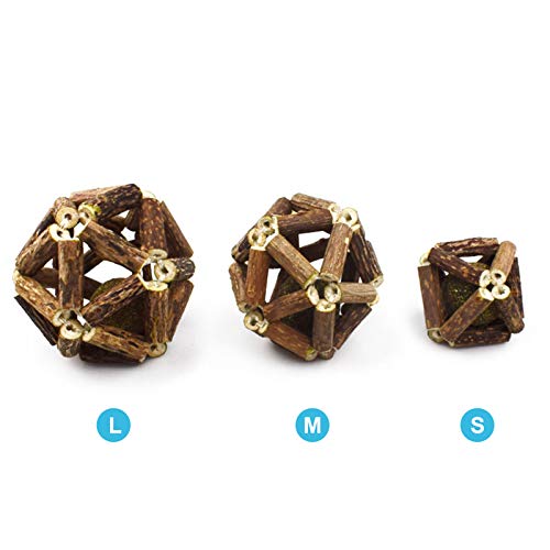Brinquedos para bolas de gato,Catnip Ball Toys Natural Silvervine Sticks Catnip Chew Toys Rodada Gir
