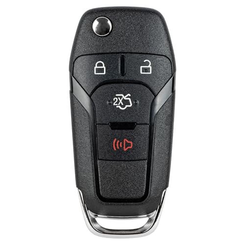 Vurkcy Key Fob Replacement for 2013 2014 2015 2016 Ford Fusion Car Keyless Entry Remote Control N5F-A08TAA N5FA08TAA 4 Buttons