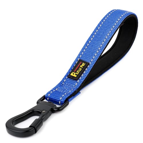 Plutus Pet Short Dog Leash with Padded Handle for Medium Large Dogs