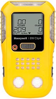 BW Technologies BWC4-Y-N Clip4, 4-gas (Combustible, O2, LEL, H2S, CO) - 2-Year Detector