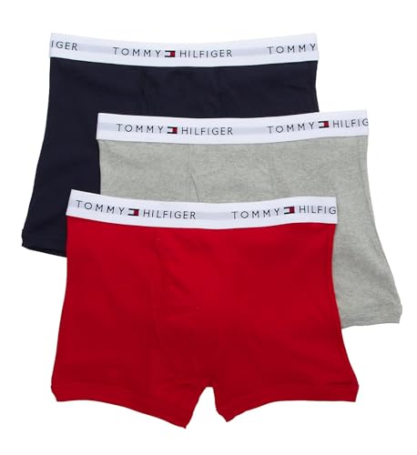 Tommy Hilfiger Men's Cotton Classics 3 Pack Trunk, Berber,S - US