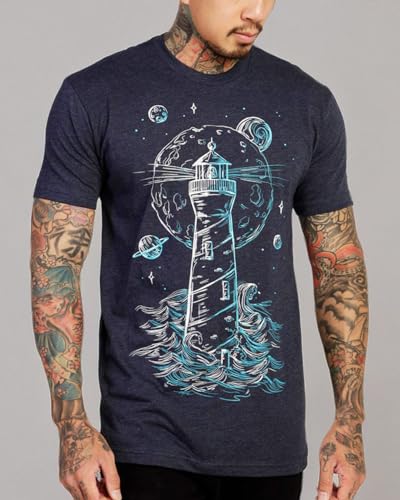 Into The AM Am Plain Tees Lot de 6 t-Shirts Unis pour Homme, Regardez Dehors, S – vue 7