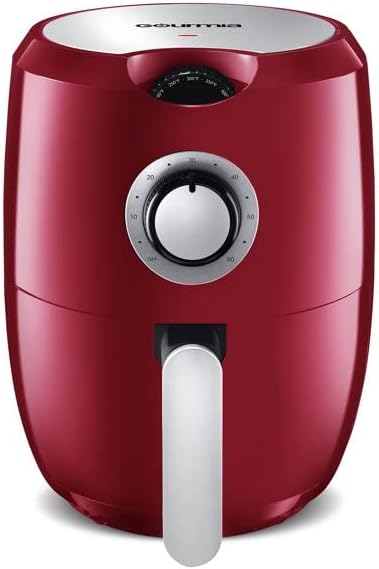 GOURMIA FREIDORA DE AIRE COMPACTA DE 2.2 QT (Rojo)