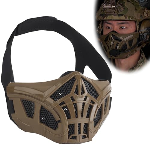 Masque tactique pour terrain airsoft et parties de paintball par temps chaud