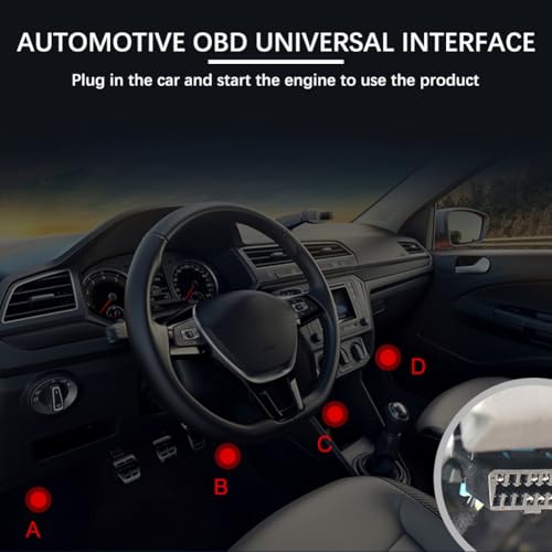 Escáner OBD2 para coche lector de códigos de error motor y diagnosis multimarca OBDII 4