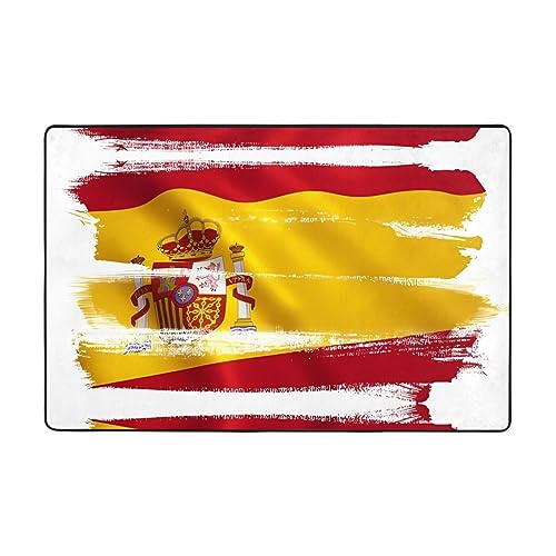 Tapis en flanelle de velours fin drapeau espagnol d'excellente finition