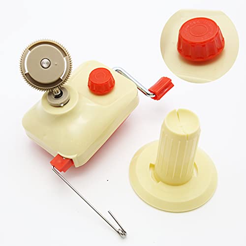 Lamxd LAMXD012 Needlecraft Yarn Ball Winder Hand Operated,Red,Portable Package,Easy To Set Up And Use,Sturdy thumb #3