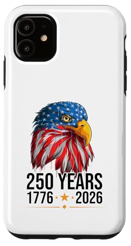 250 Anniversary USA Patriotic Eagle 250th 4th of July 2026 �X�}�z�P�[�X iPhone 11 �p