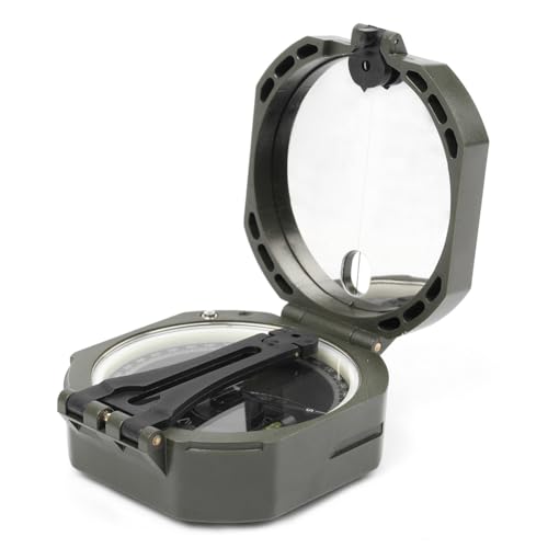 Brújula militar de bolsillo BACAR para automóviles, uso al aire libre, senderismo y camping miniatura 6