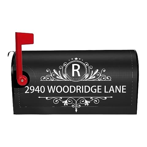 EastSail Custom Magnetic Mailbox Cover Personalized Design Oxford Cloth Post Letter Box Covers Standard Size Cover