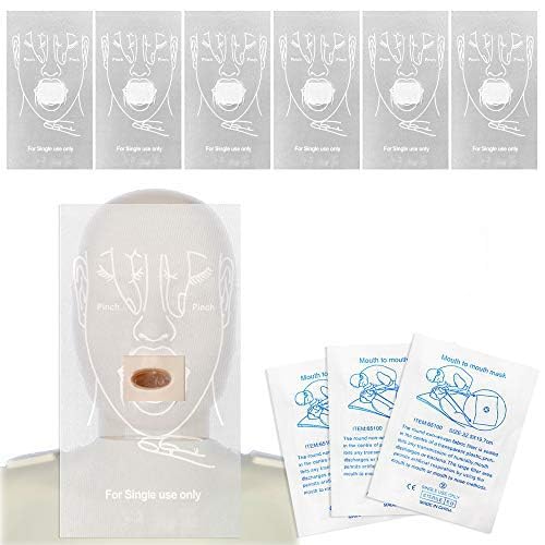 Bramble - CPR Personal Protection Resuscitation Face Shields - Foil Sachets (50 Pack)