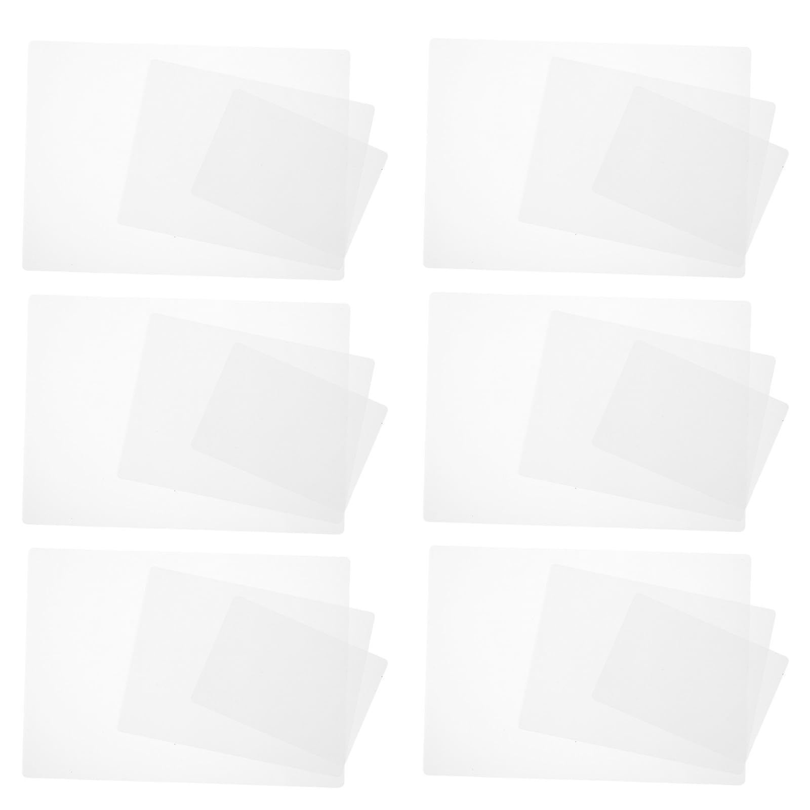 Toddmomy 300 fundas térmicas para laminar, láminas de laminado transparente de 50 micras y 60 micras, tamaño mixto A4, 8x6 y 6x4 pulgadas, película protectora de plástico para documentos, fotos y