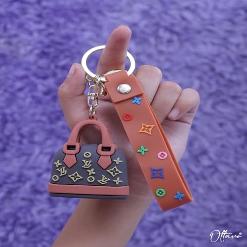 Image of OTTAVO Cute Cartoon 3D Silicone High -Quality PVC Material Keychain, Suitable for Boys and Girls - Pack of 1.