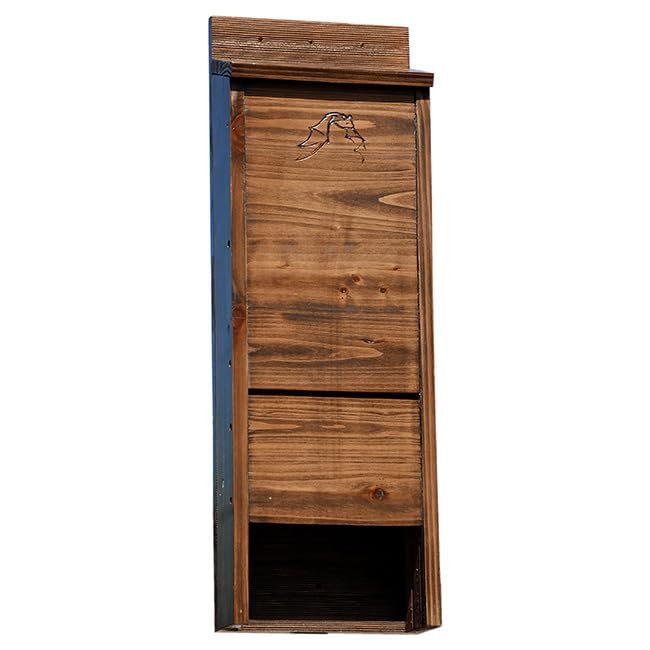 BestNest Premium Stained Triple Bat House Kit, 195 Bats