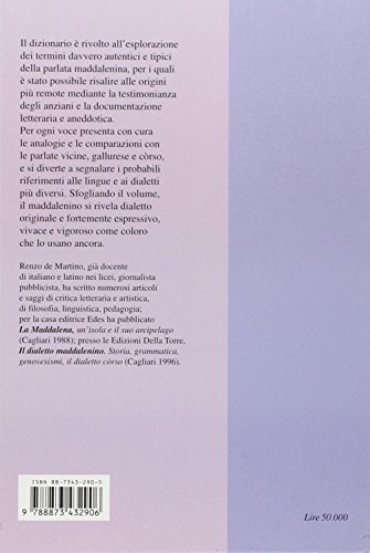 Il Dizionario Maddalenino. Glossario Etimologico Comparato - 2
