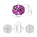 4PCS 1303 Brushless Motor RC Micro Motor for FPV UAV Drone Quadcopter Multicopters Toothpick Drone (8000KV, Purple)