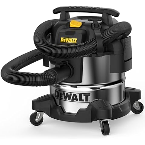 DEWALT 25L Stainless Steel Wet and Dry Vacuum Cover