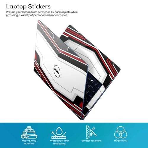 Image of DSGN 141 Full Body Laptop Skin Bubble-Free| Laminated| Removable| HD Quality Sticker for Laptops Upto 15.6 Inches Compatible with DELL