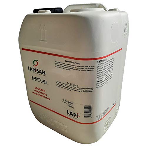 SANITY ALL - Detergente lavapavimenti ad azione Igienizzante 5 L
