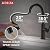 Delta Faucet Nicoli Kitchen Faucet with Pull Down Sprayer, Single Hole Matte Black 19867LF-BL