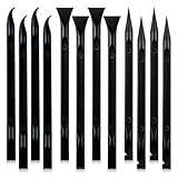 12Pcs Plastic Scraper Tool, Crevice Cleaning Tool, Non-Scratch Car Detailing Supplies for Cleaning, Versatile Label/Sticker Remover & Peeler Tool for Tight Spaces