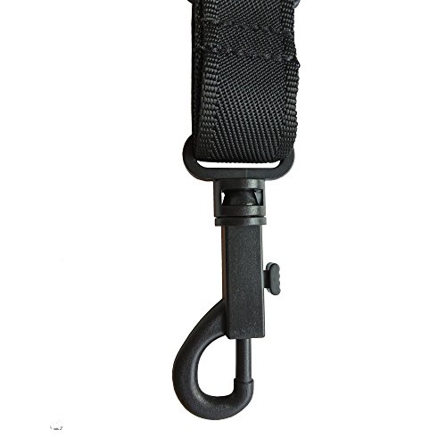 xinlink professional black colored padded alto tenor saxophone neck strap with locking snap hook for sax player music instrument