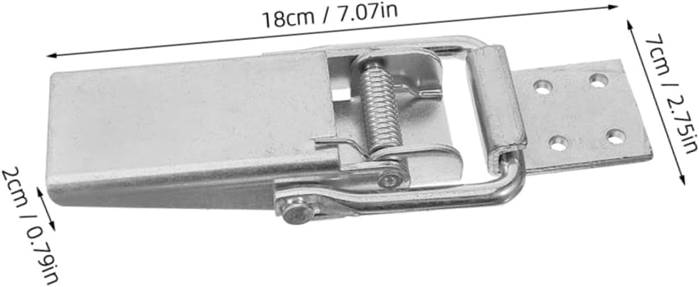 IMIKEYA 2pcs Heavy Duty Trailer Gate Spring Lock Universal Cargo Trailer Door Latch Sturdy Replacement Hardware for and Trucks