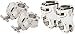 Gibraltar T-Leg and Right Angle Clamp Set for Drum Rack System, 4-Piece Chrome Hardware Upgrade Kit with Quick-Release GCRWT T-Leg Clamps & GCRA Right Angle Clamps, Chrome (GBP-CTCARA)