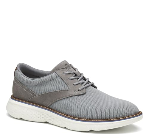 Johnston & Murphy Hayden Knit Plain Toe Shoes for Men, Leather Shoes for Men, Men’s Dress Sneakers
