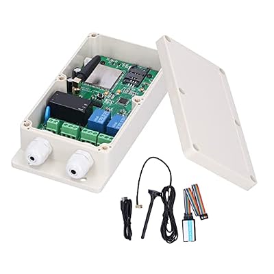 GSMKEY4G Remote Gate Opener Controller Double Channel Relay Switch for AC 110V 220V Door Access Security System with Caller ID Authorization (AU Version)