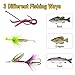 Dr.Fish 25 Pieces Pocket Reel Survival Fishing Kit Line Jig Head Hook Spoon Spinner Bait Hiking Camping Tool