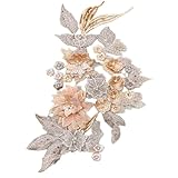 Il raffinato design con perline floreali aggiunge un tocco di eleganza a qualsiasi capo.