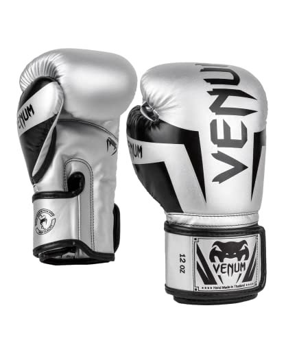 Venum Guanti da boxe Elite - Argento/Nero - 14oz
