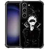 DJSOK Compatible with Samsung Galaxy S23 Case,Anime006 with Four Corners Bumper Protection Cover for Lady Men Shock Non-Slip Anti-Scratch Case for Samsung Galaxy S23 6.1-inch