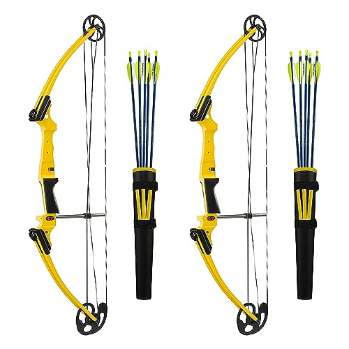 Genesis Archery Compound Bow Archery Kit w/Adjustable Draw Length 15
