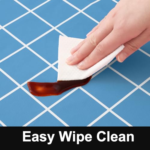 Spotjoy Fitted Table Cover, Flannel Backed Vinyl Tablecloth, 30"x48" by Spotjoy - Used condition - Image 4