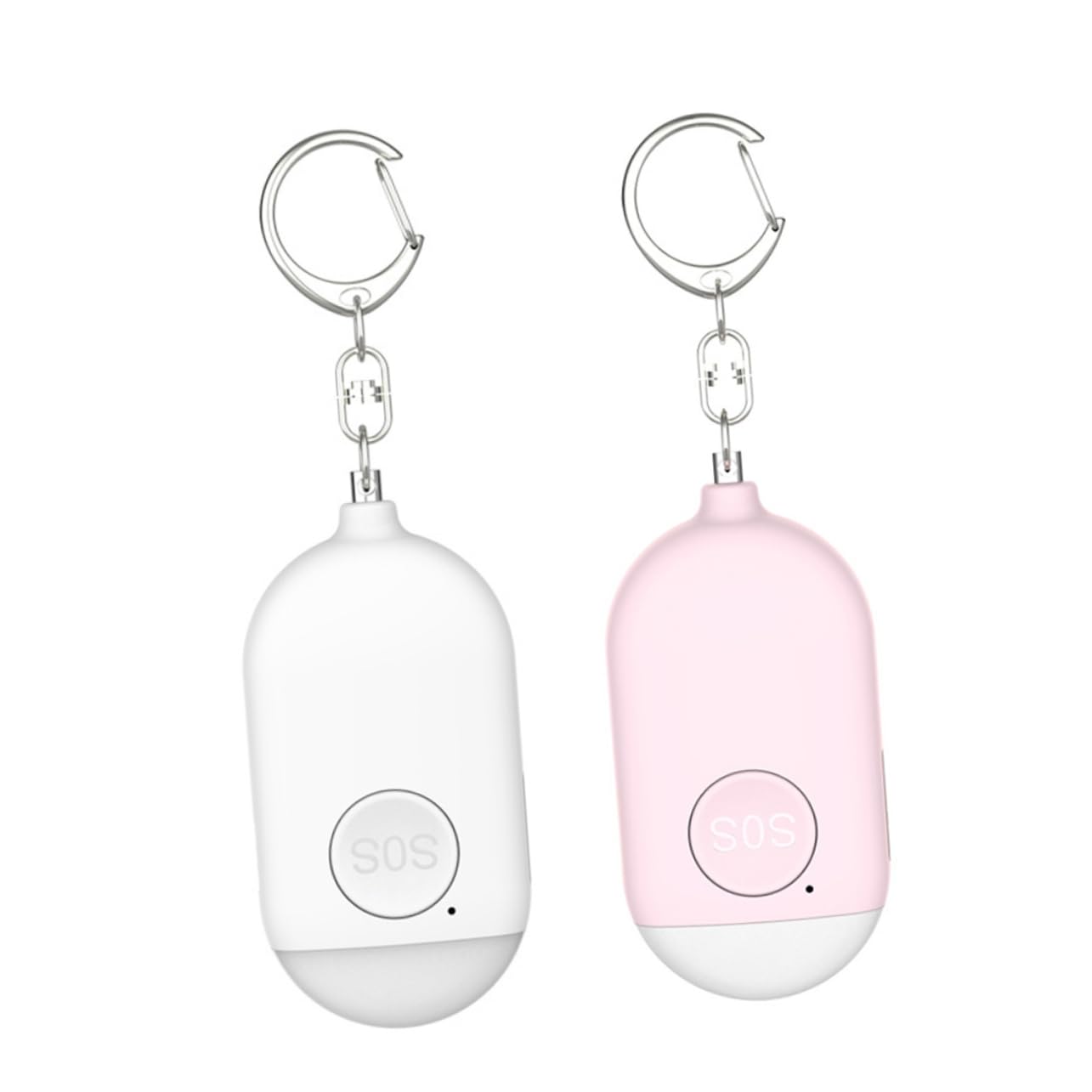 OSALADI 3piezas Alarma Personal De Seguridad para Mujeres Dispositivo De Emergencia De Linterna para Correr Viajes y Uso Nocturno Protección Efectiva y Fácil De Usar