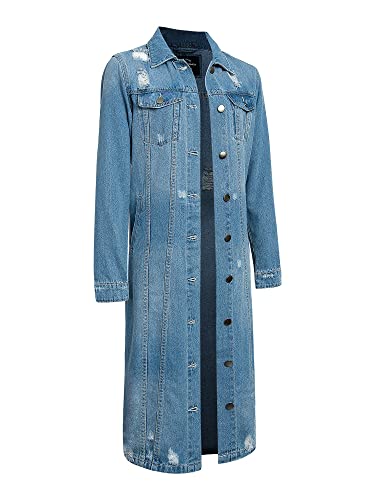 American Bazi Women's Destroyed Denim Jacket3